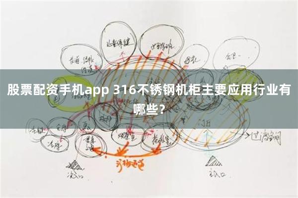 股票配资手机app 316不锈钢机柜主要应用行业有哪些？