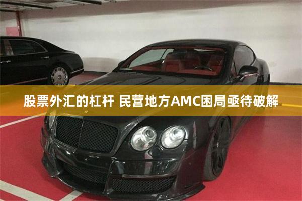 股票外汇的杠杆 民营地方AMC困局亟待破解