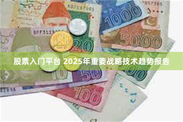 股票入门平台 2025年重要战略技术趋势报告