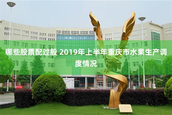 哪些股票配过股 2019年上半年重庆市水果生产调度情况